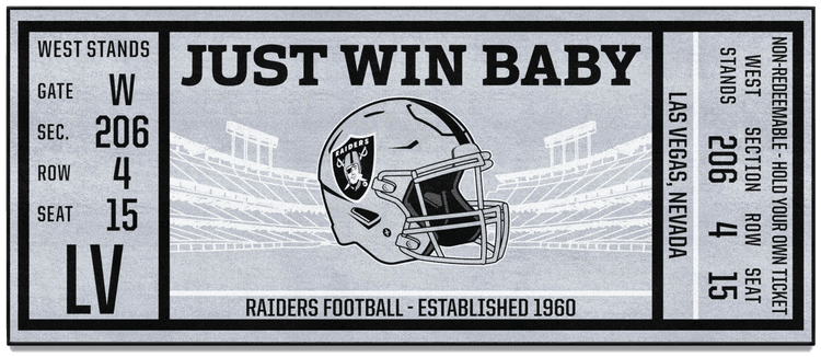Raiders Game Ticket